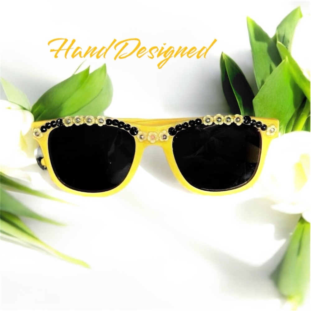 Sunglasses Yellow Designed